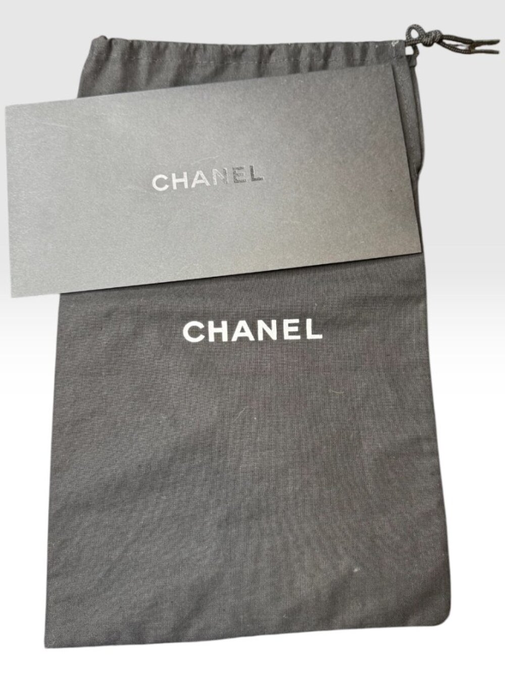 Chanel Dust Bag & Chanel Pocket Folder – Authentic Packaging Set